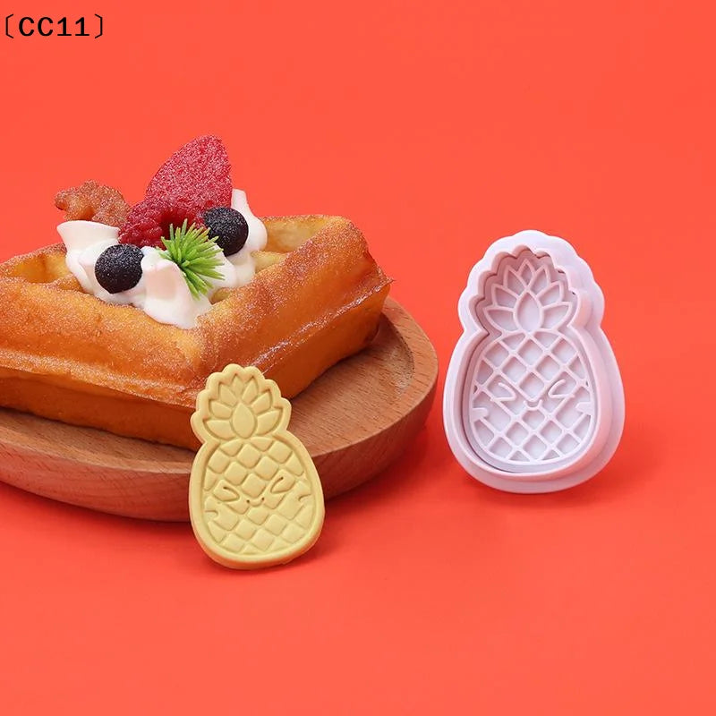 Cute Pineapple Summer Clay Cutters Reusable Plastic Molds Handmade Qme Default Title