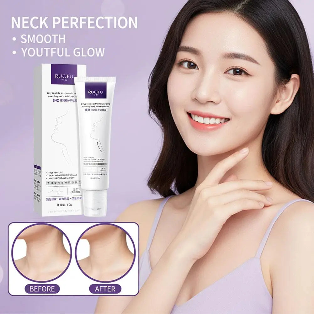 Neck Massage Cream Polypeptide Essence Hydrolyzed Collagen Roll-on Qme