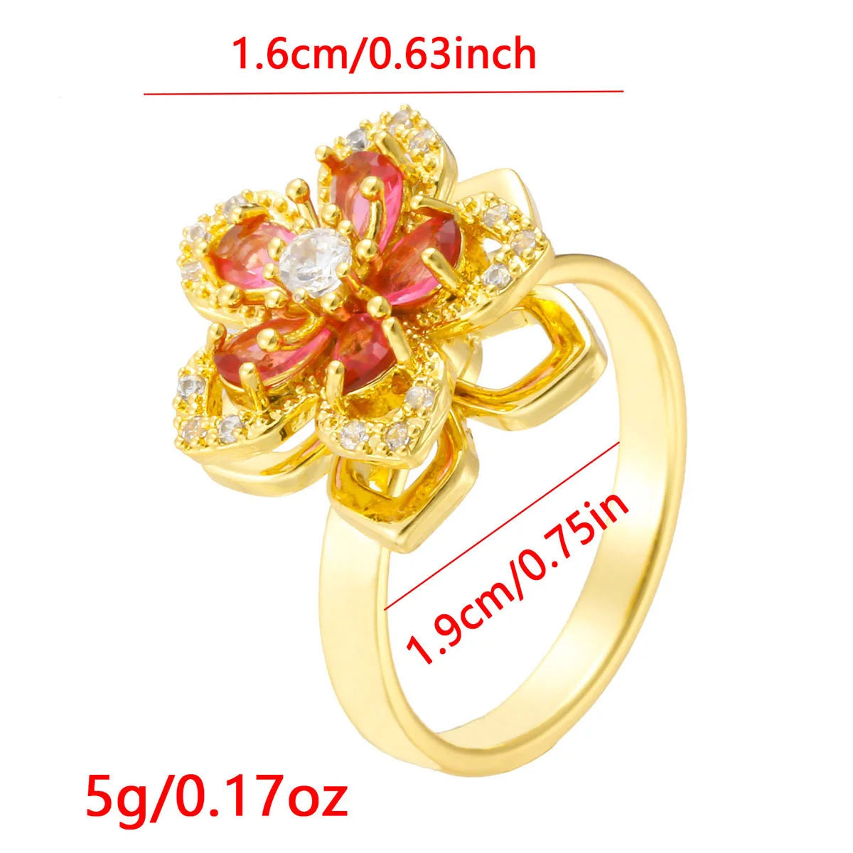 Luxury Rotating Anxiety Animal Rings for Women Spinner Fidgets Cute Flower Heart Dragonfly Anti Stress Ring Wedding Jewelry Qme 12 resizable