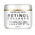 Retinol Collagen Day Night Face Cream with Hyaluronic Acid & Multi Vitamins, Moisturizing Firming Daily Skin Care Lotion Qme WHITE 60g