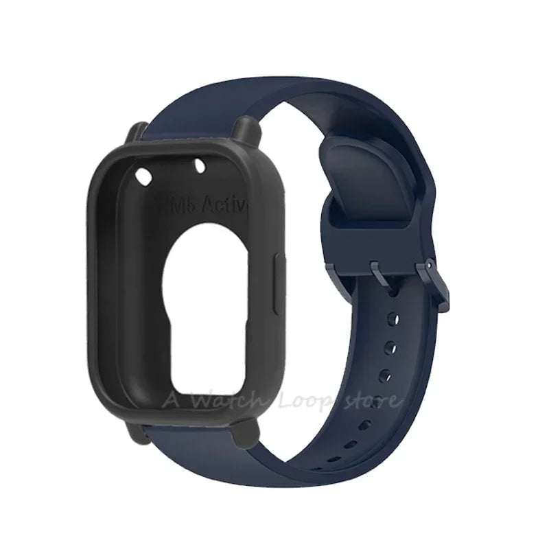 Silicone Case Strap Redmi Watch 5 Lite Active Repacement Bracelet