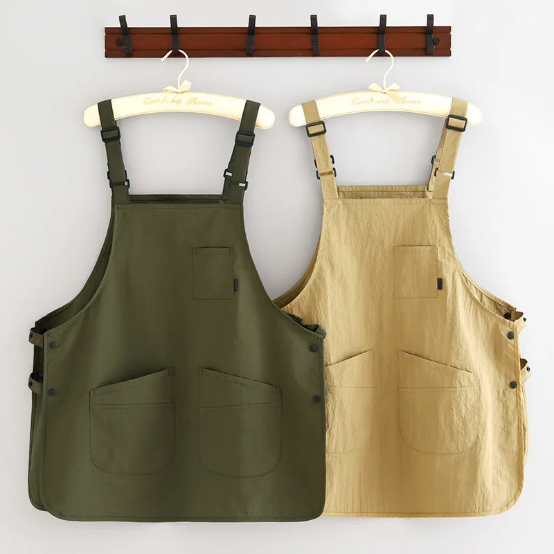 Adult Water-resistant Apron Household Kitchen Coffee Roasting Qme