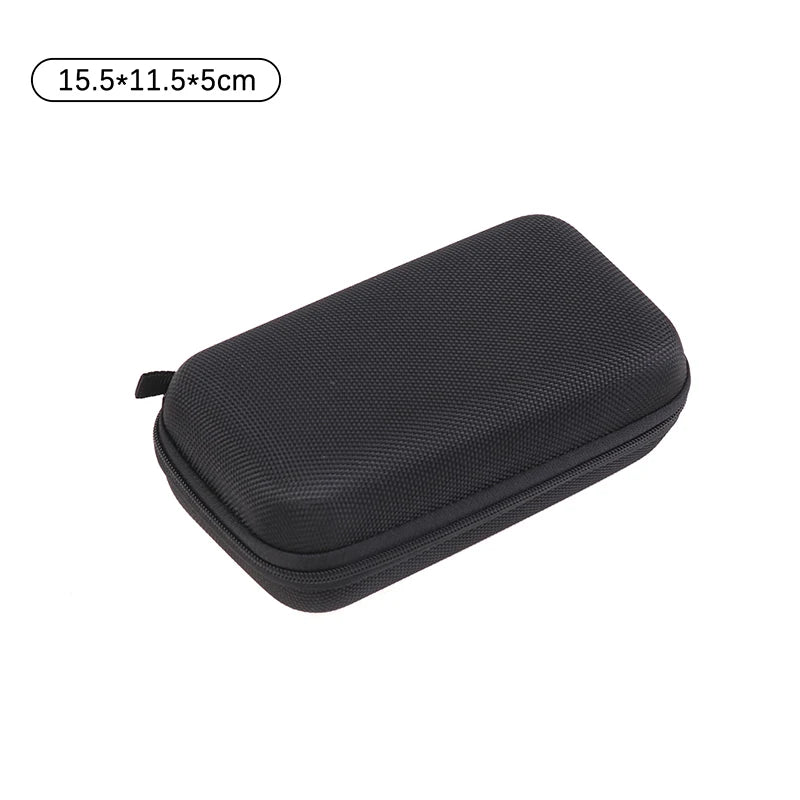 Storage Toolbag EVA Waterproof Hard Case Tool Box Mesh Pocket Qme 15x11x5cm