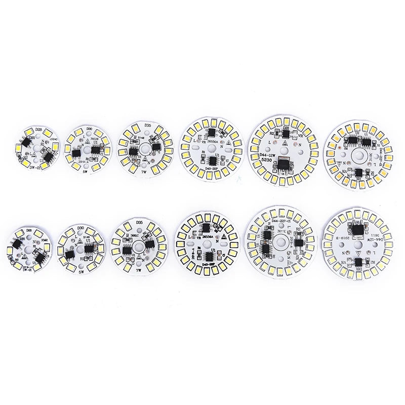 LED Bulb Patch Lamp SMD Plate Circular Module Light Source Qme