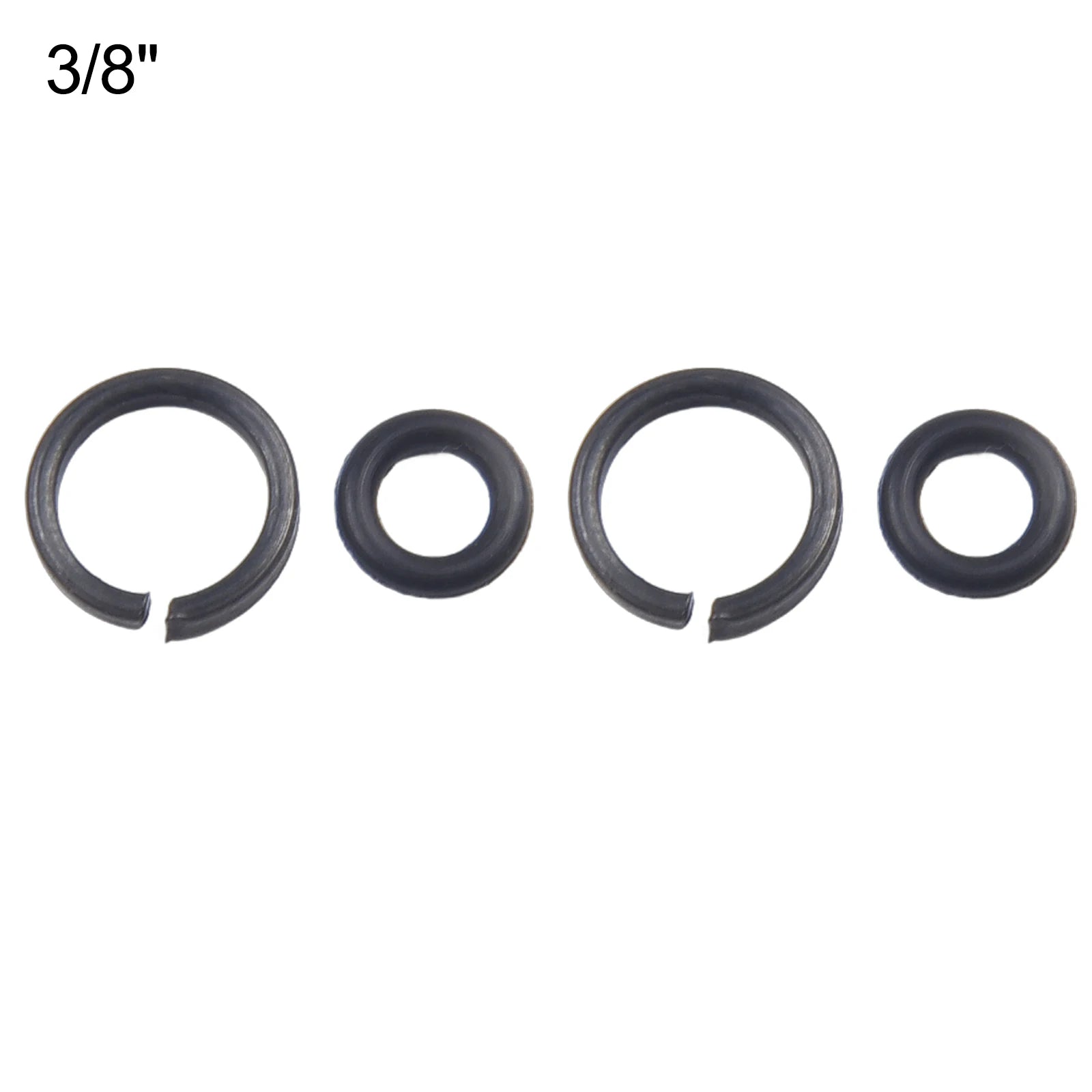 2Sets 3/8" 1/2" 3/4" 1" Standard Wrench Retaining Ring Clip With O-Ring Socket Retaining Clip Air Tools Accessories Qme 3-8inch