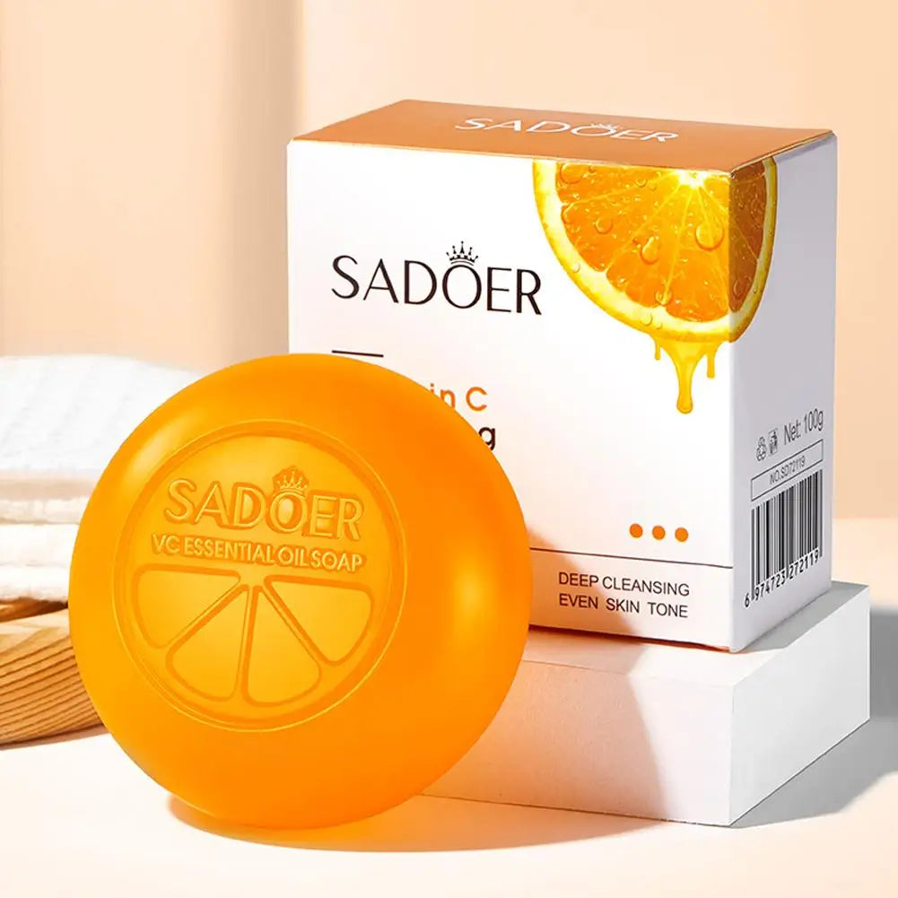 Vitamin C Brightening Soap Hydrating Face Body Radiant Glow Skin Qme