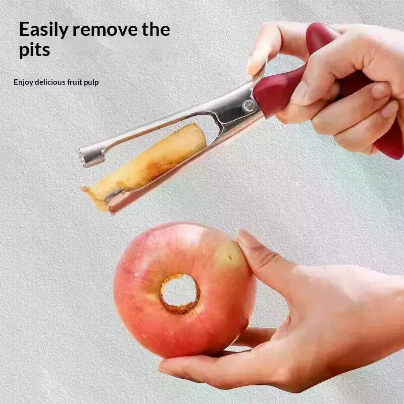 Fruit Corer Stainless Steel Pears Core Remover Tool Fruit Cutter Seeder Kitchen Vegetable Tools for Pear Fruit Preparation Qme