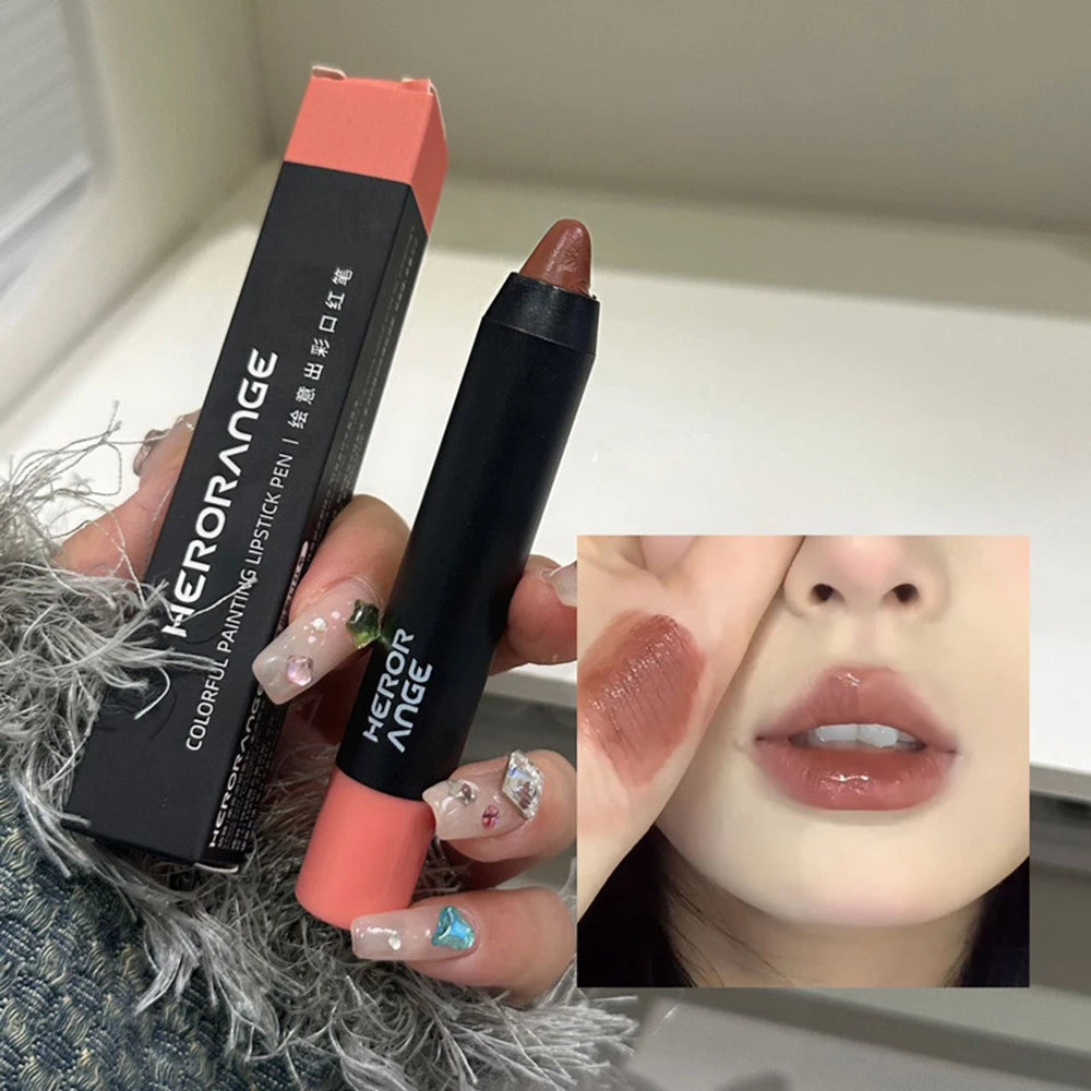 HERORANGE Lipstick Pen Moisturizing Long-lasting Outline Lip Line Qme