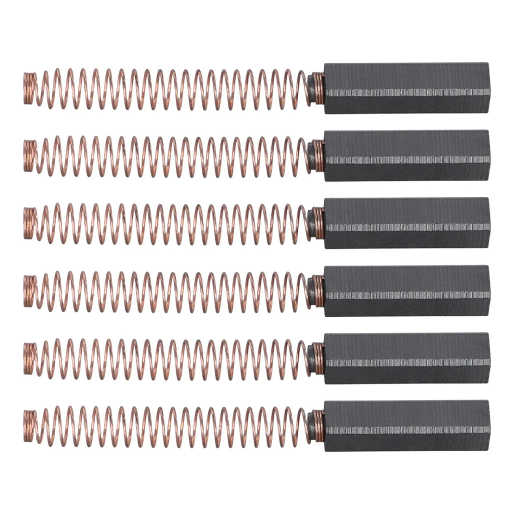6pcs Carbon Motor Brushes W10380496 Replacement For Stand Mixer Models 4K45SS 5K5SS KSM150 KSM90 Qme Default Title