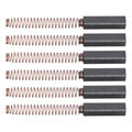 6pcs Carbon Motor Brushes W10380496 Replacement For Stand Mixer Models 4K45SS 5K5SS KSM150 KSM90 Qme Default Title