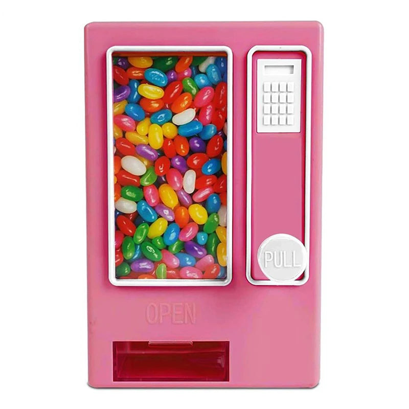 Candy Dispenser Cute Vending Machine Desktop Manual Dispense Mini Qme A3