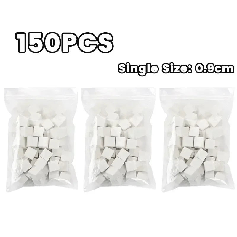 Mini 4 Claws Square Nail Art Sponge Nail Sponge Metal Grabber Set Multipurpose Blush Gradient Sponges Beauty Manicure Tools Qme 150 PCS