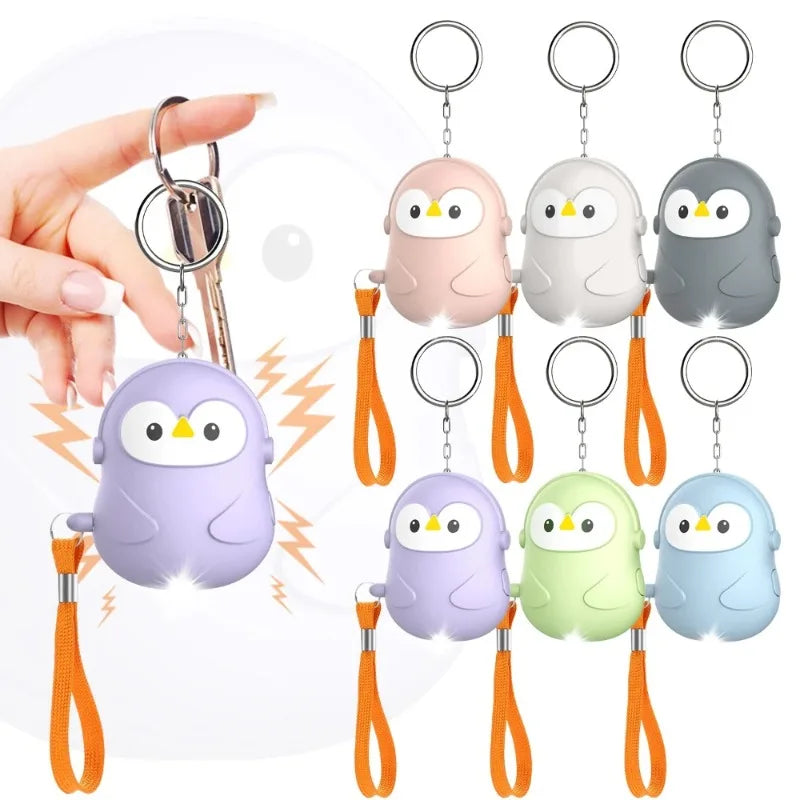 2PCS New Women's Self-Defense Personal Alarm Anti-Robbery Device Outdoor Siren for Personal Safety Qme