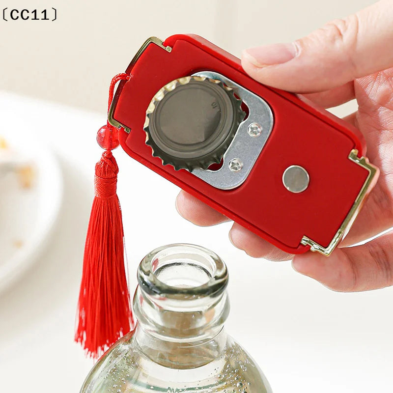 Lantern Refrigerator Magnet Bottle Opener 2-in-1 Multi-purpose Qme