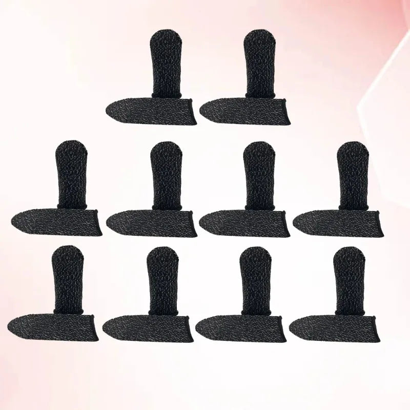 100pairs Game Finger Sleeves Anti-Sweat Non-Slip for PUBG Mobile Gaming Touch Screen Competitivethumb Sleeves Qme