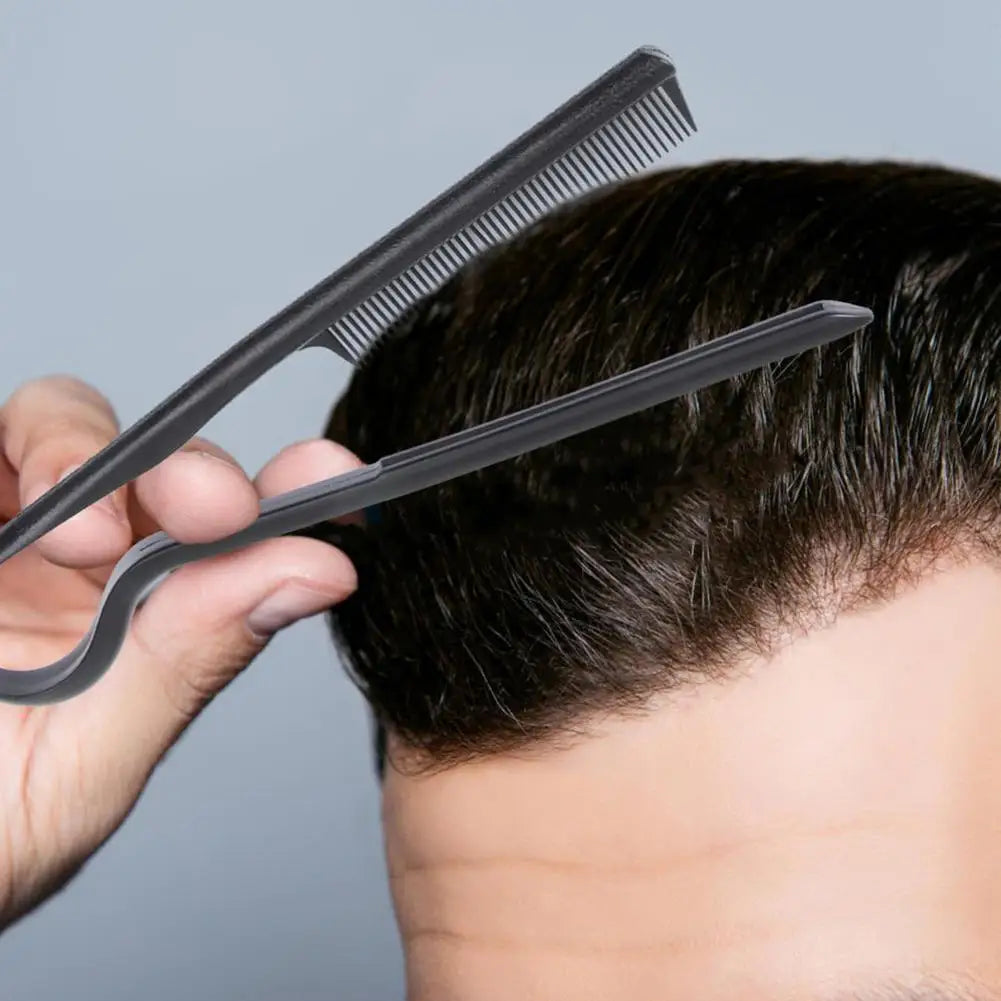 Portable V-shaped Hair Straightener Comb Styling Messy Finishing Qme