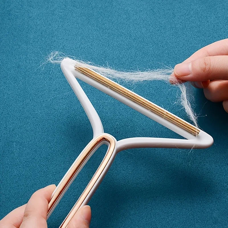 1pc Silicone Double Sided Pet Hair Remover Lint Remover Clean Tool Shaver Sweater Shaver Scraper For Home Fabric 5.12*5.51in Qme