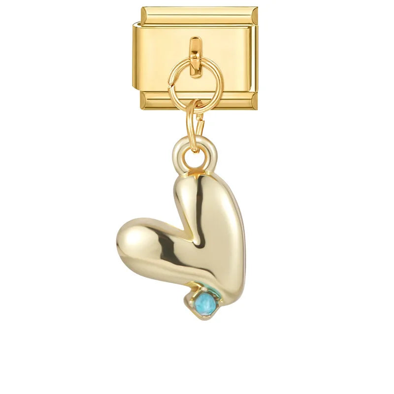 Charm Cute Cartoon Pearl Dogs Horse Pendant Italian Link Fit Bracelet