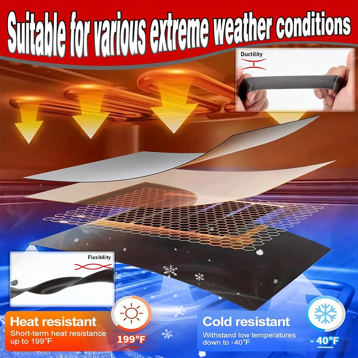 2.5m Long Double Sided Adhesive Viscosity Strong Rain Eyebrows Cars Temperature Resistant Rain Barriers Car Specific Adhesive Ta Qme