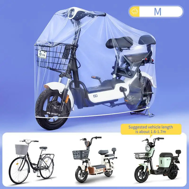 Waterproof Bicycle Scooter Rain Dust Cover Motorcycle Thickened Qme M