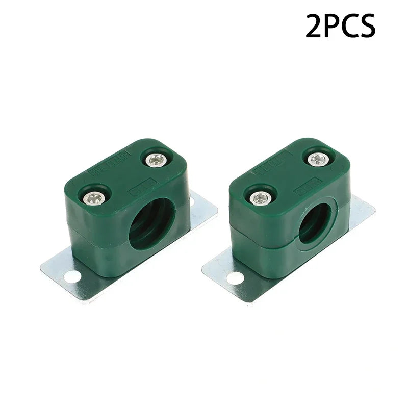 2PCS Bolted Clips Assortment Set; Plastic Fasteners for 6/9.5/12.7/19/20/21.3/25/32mm Pipes. Qme A8