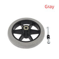 Front Wheel Manual Wheelchair Replacement Seamless Fit Hassle-free Qme Gray