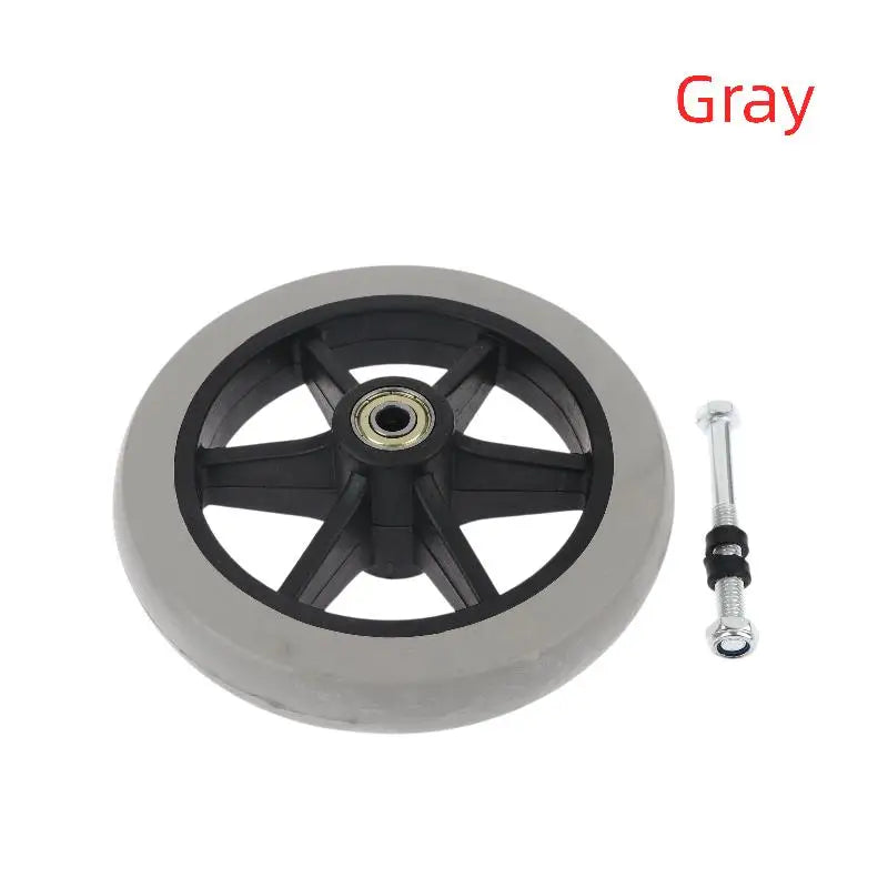 Front Wheel Manual Wheelchair Replacement Seamless Fit Hassle-free Qme Gray