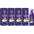Pet Cleansing Mousse Gentle Removing Dirt Soothing Skin Reducing Odors Long Lasting Fragrance Waterless Dog & Cat Shampoo Foam Qme 4 x 60ML Boxed