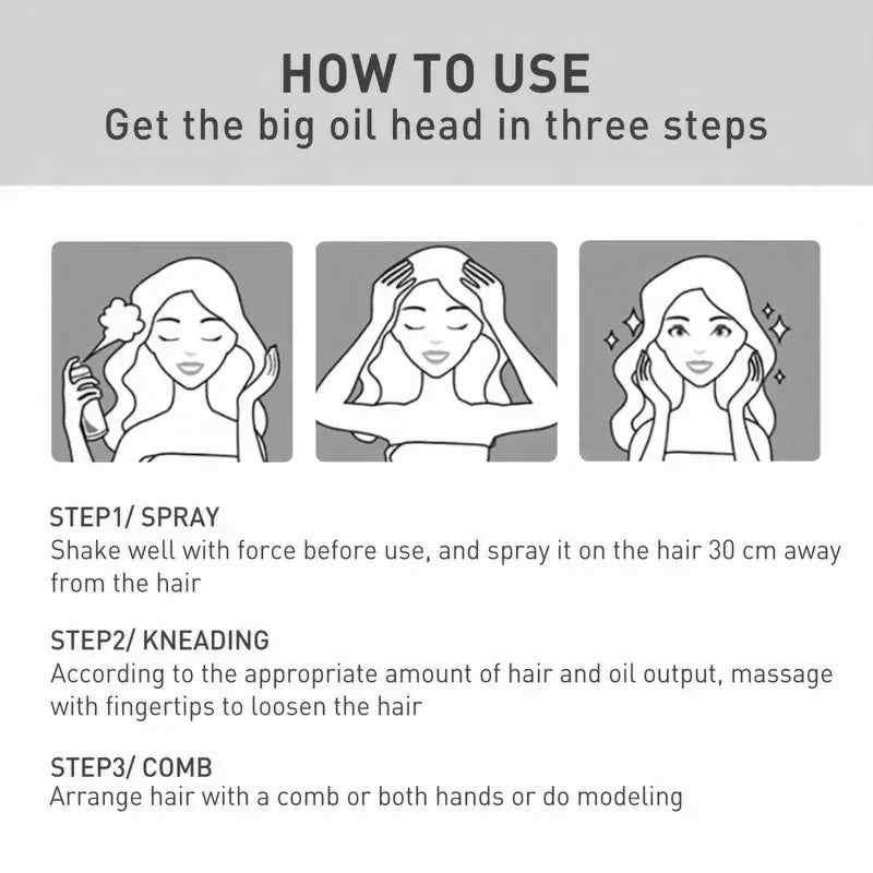 Repairing Hair Spray Suitable for All Hair Types, Smoothing, Moisturizing, and Enhancing Elasticity, Ideal for Dry Hair. Qme