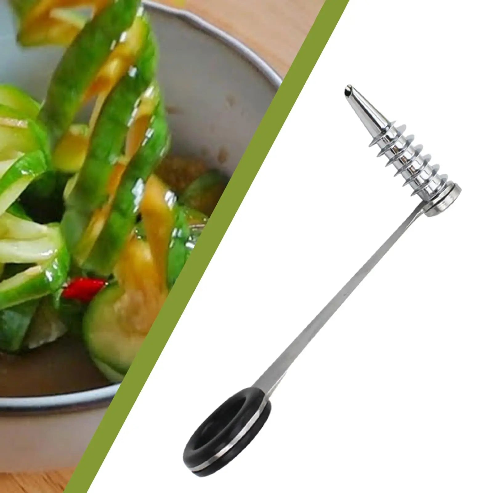 Zucchini Spiralizer Noodle Maker Stainless Steel Zucchini Cutter Slicer Lightweight Kitchen Tools for Cooking Cucumber Potato Qme