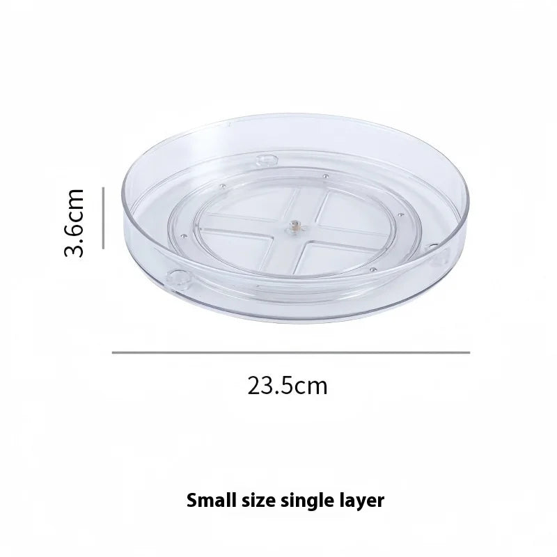 Kitchen Storage Rack Multi-layer Turntable Cosmetic Office Desktop Qme A