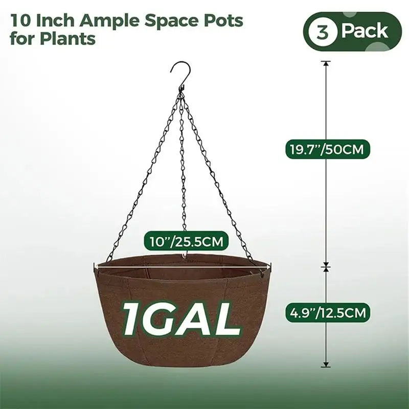 Wall Mounted Flower Pot Outdoor Wall Mounted Planter Basket Artistic Sense Planting Tool for Ceilings Patios Balconies Porches Qme