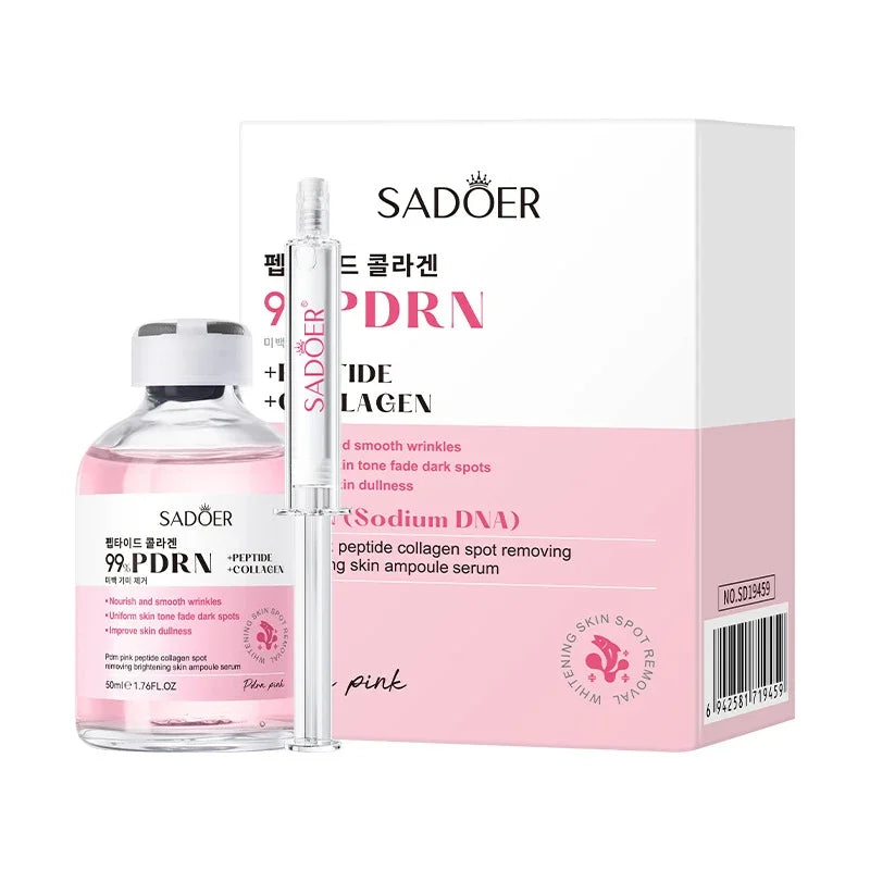 Salmon Pink Peptide Collagen Egg Essence Multi Fade Dull Deeply Qme PDRN Serum 50ml 1pcs
