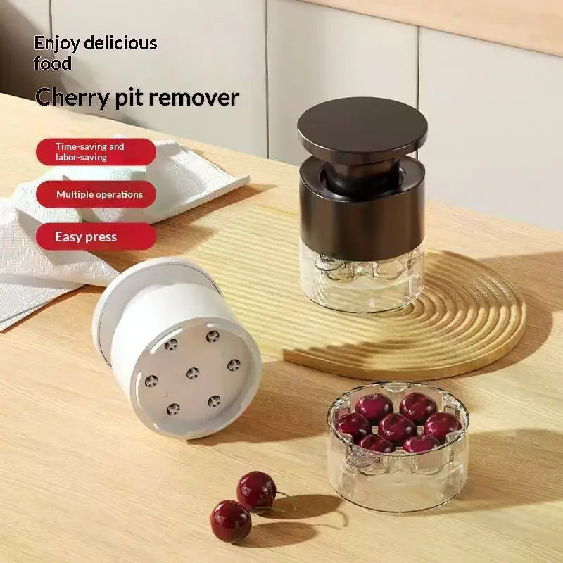 Food Grade ABS Cherry Seeder Pitter With Non Slip Handle Quick Pit Removal Squeeze Tool For Home Kitchen Fruit Salad Tool Qme
