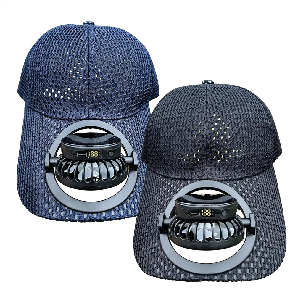 Solar Powered Fan Hat Men Women USB Charging Cooling UV Protection Solar Hat With Built-in Fan for Outdoor Summer Beach Picnic Qme