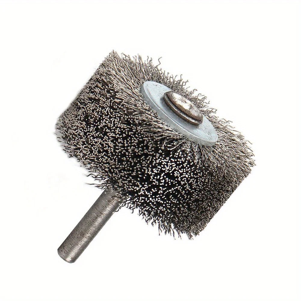 High quality wire wheel brush, suitable for mold polishing machines and rotating tools - durable, surface finishing Qme 1pc