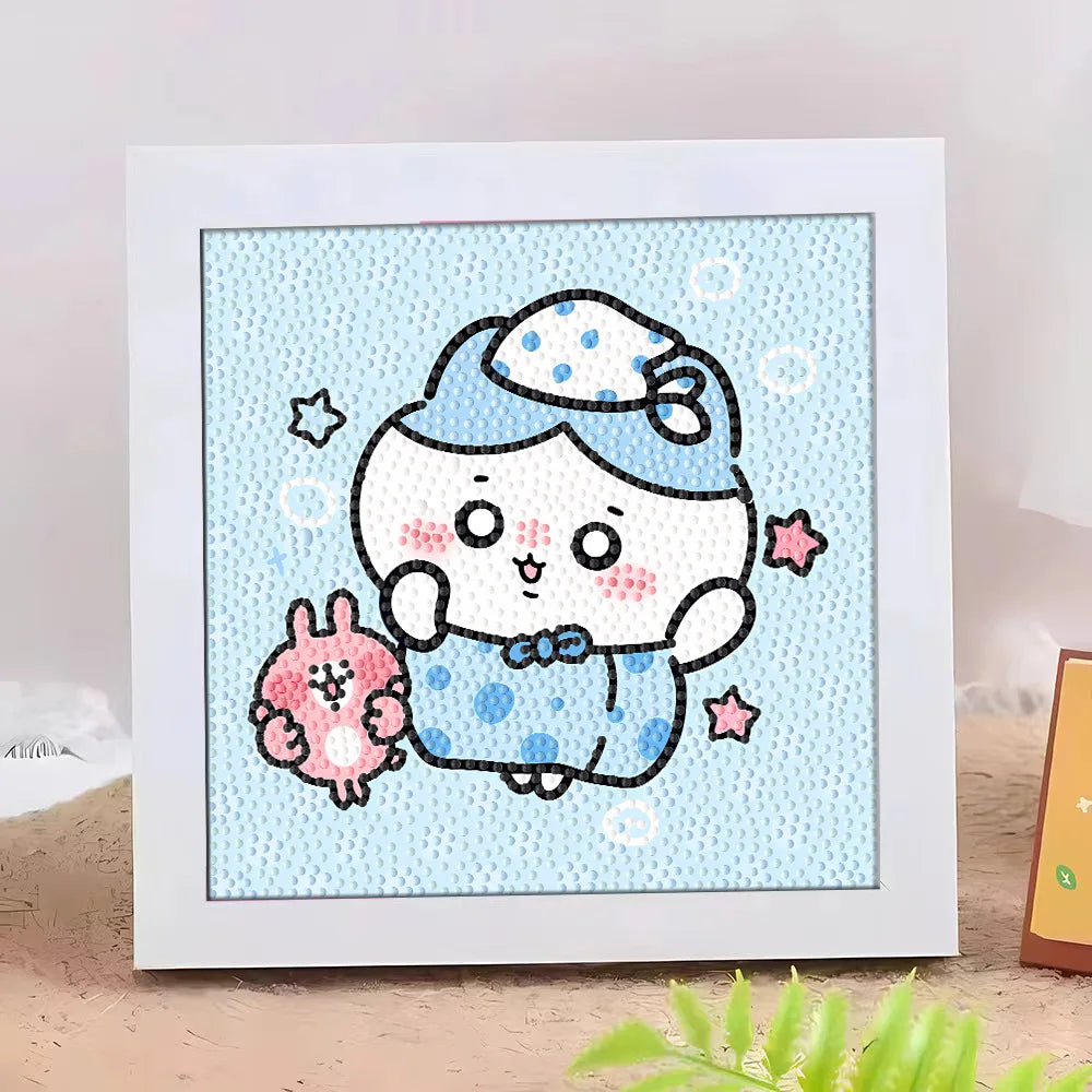 Hello Kitty Kuromi Diamond Painting DIY Craft Frame Cartoon Students