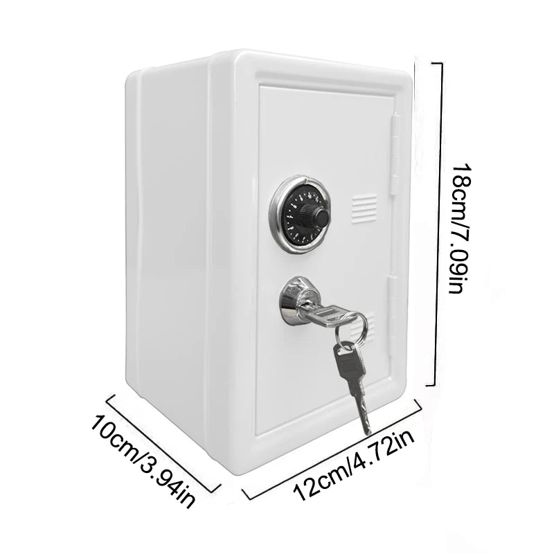 Piggy Bank Combination Lock Key Frcctre Kids Safe Money Box Coin Tray Qme F