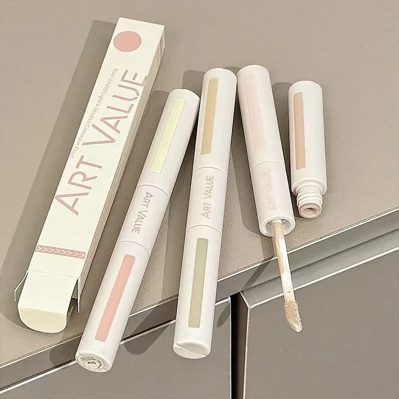 ART VALUE Double-ended Liquid Foundation Concealer Base Waterproof Qme