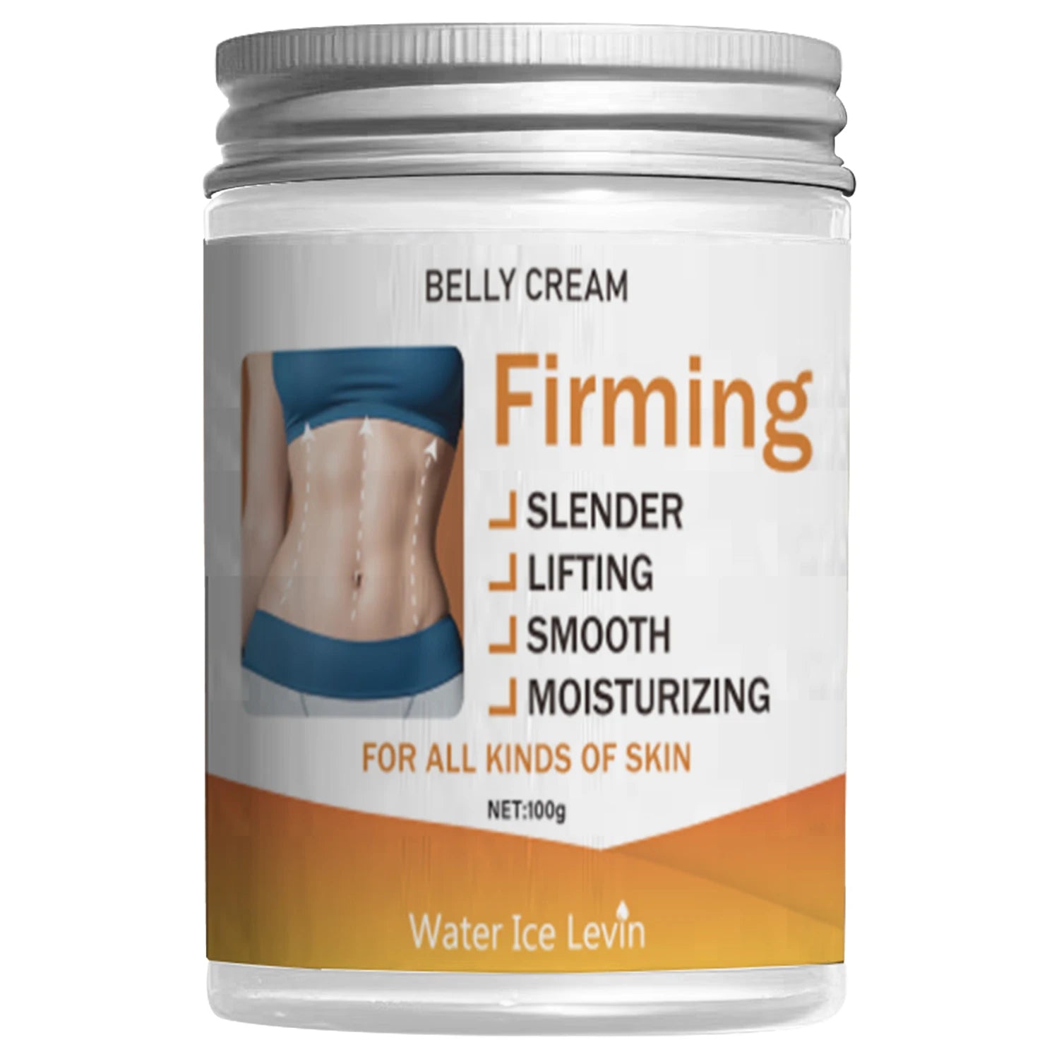 Abdominal Firming Cream, Skin Firming Moisturizing Lotion, Lifting Body Moisturizer, Body Firming Cream, Suitable for Abdomen, Thighs, Buttocks, and Arms, Suitable for All Skin Types Qme One Bottle 100g