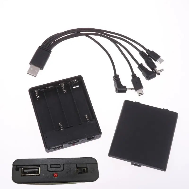 1Pcs 2.5mm Plug Password Electronic Lock Emergency Spare Battery Box Accessories 6V Safe Universal External Power Box Qme
