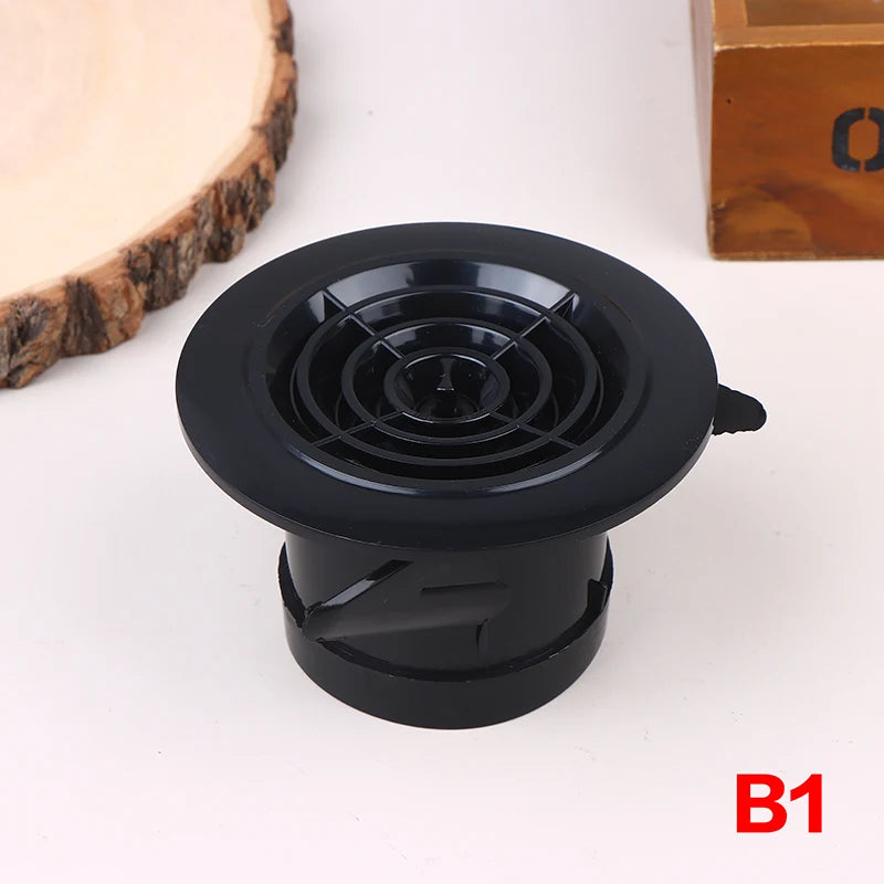 75/100/125mm Round Ducting Ventilation Cover Air Vent Extract Valve Grille Air Circulation Vents Cover Qme B1