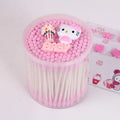 Hello Kitty Double-ended Spiral Cotton Swabs Makeup Remover Pads Ear Qme 6