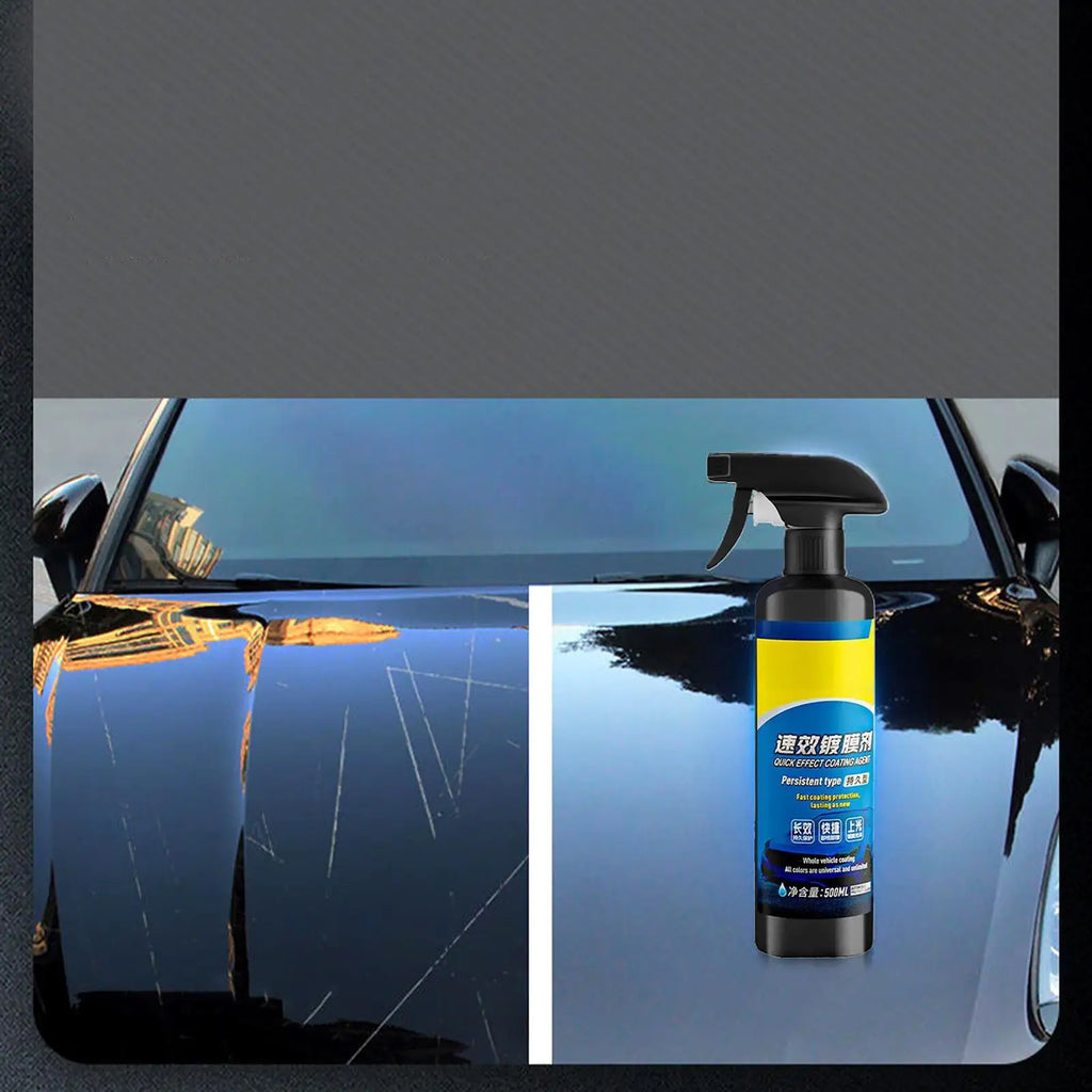 Coating Spray Car Scratch Wax Coating Spray 500ml Scratch Wax Polishs Waterless Wash Oil Film Glass Cleaner Paint Sealant Gloss Qme