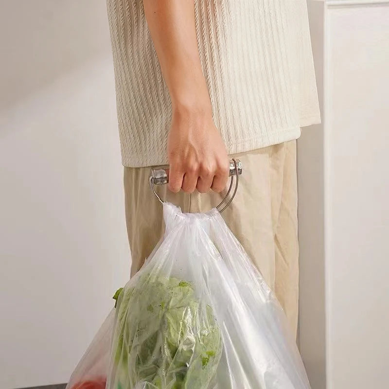 Vegetable Carrier Convenient Handheld Plastic Bag Holder Easy Use Qme