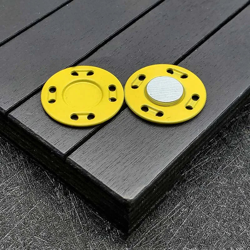 5Pairs 20Colors Metal Magnet Buckle Sewing Accessories Press Button For Jacket Bags Invisible Buckle DIY Cardigan Handwork Decor Qme 7 25mm