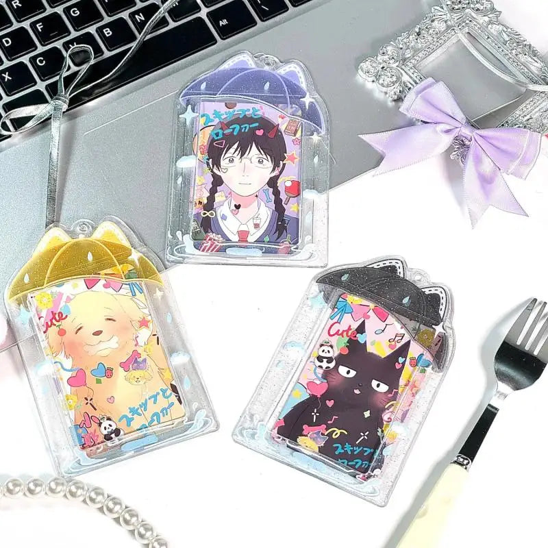 Korean Idols Photo Frame Umbrella Acrylic Photocard Holder Cute Sweet Qme