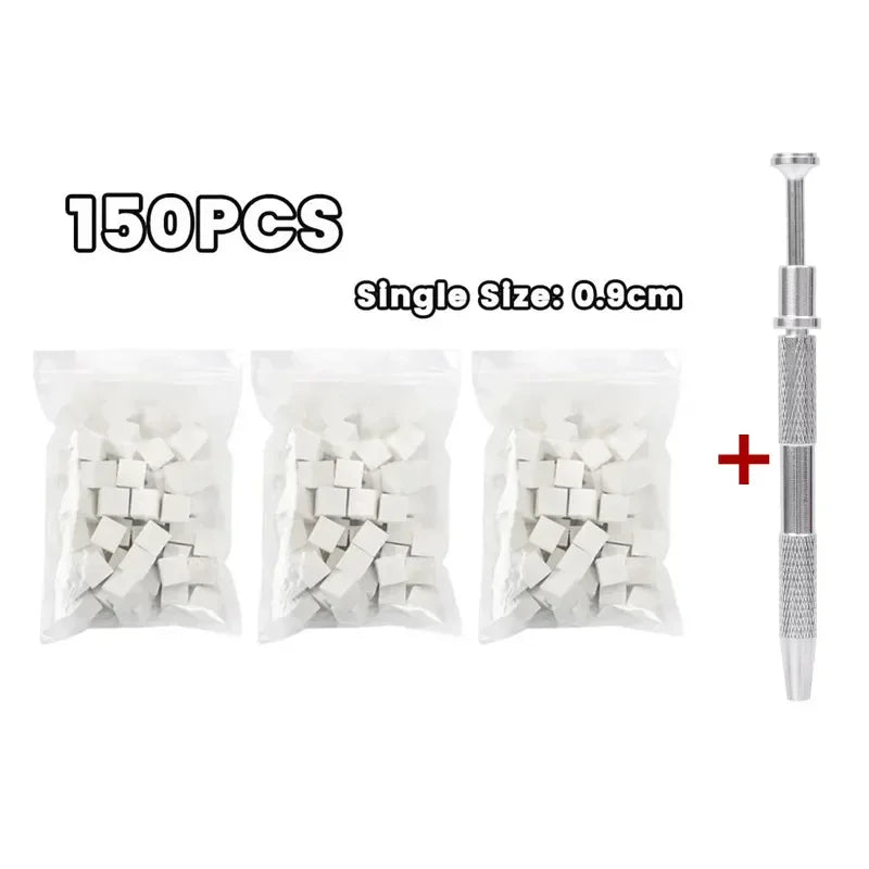 Mini 4 Claws Square Nail Art Sponge Nail Sponge Metal Grabber Set Multipurpose Blush Gradient Sponges Beauty Manicure Tools Qme 150 Set