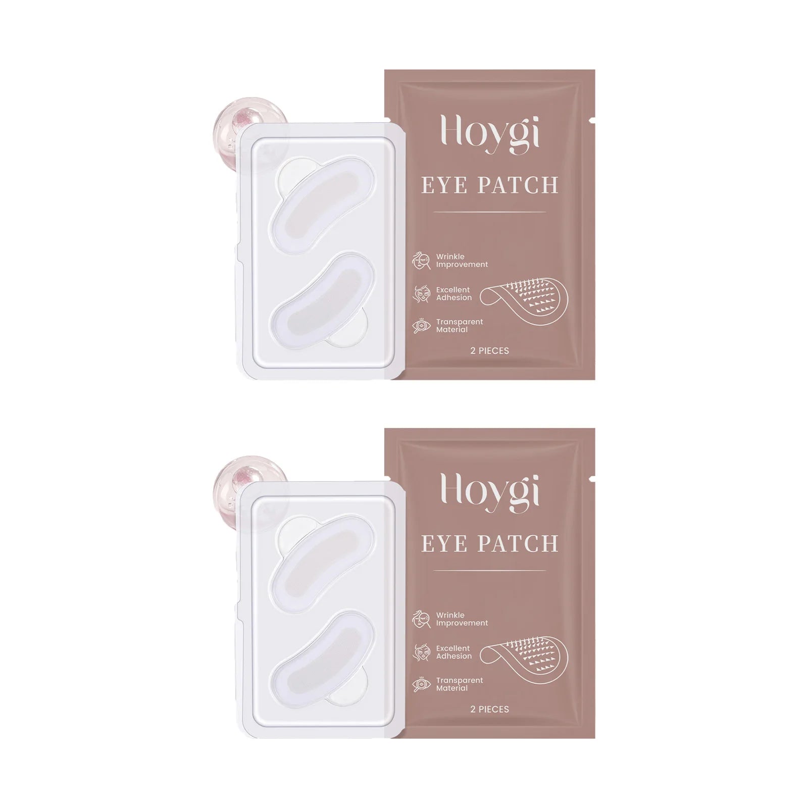 0.25mm Hyaluronic Acid Microneedle Eye Patches for Dark Circles Tightening Brightening Eye Patches Moisturizing Under Eye Skin Qme 4 pieces