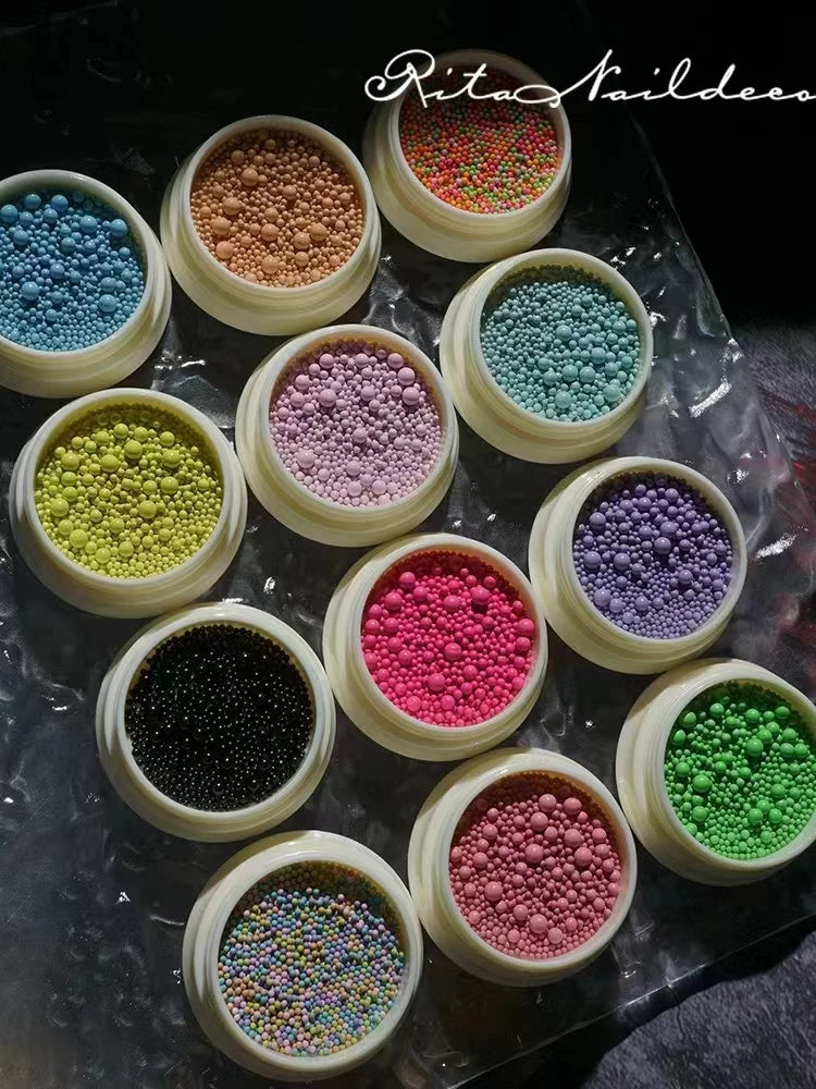 Macaron 3D Steel Ball Stud Accessories Flower Charm Resin Design Qme